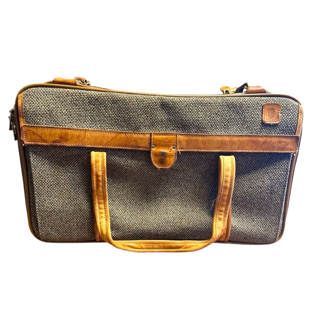 HARTMANN Luggage • Tweed • Carry-On • Vintage • Comes With Locks & Keys